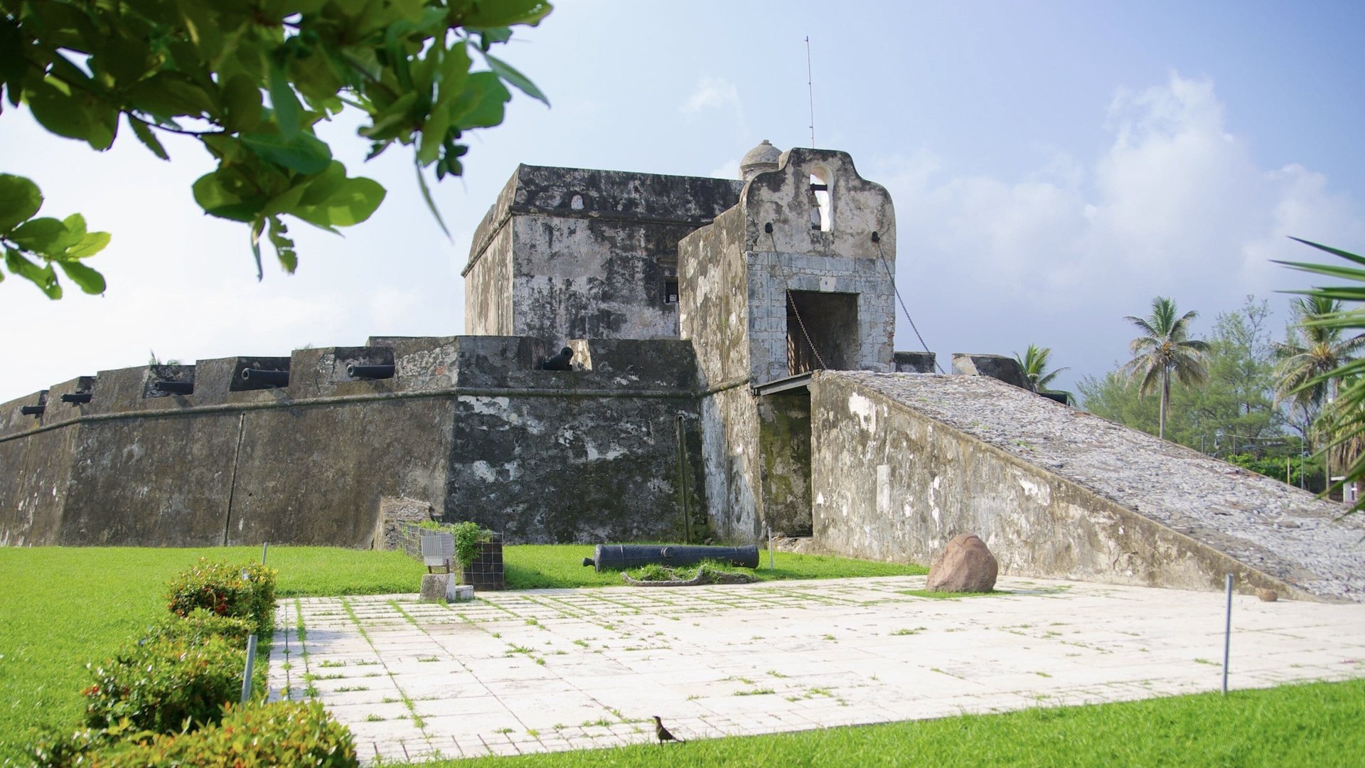 Fortaleza histórica de San Juan de Ulúa en Veracruz