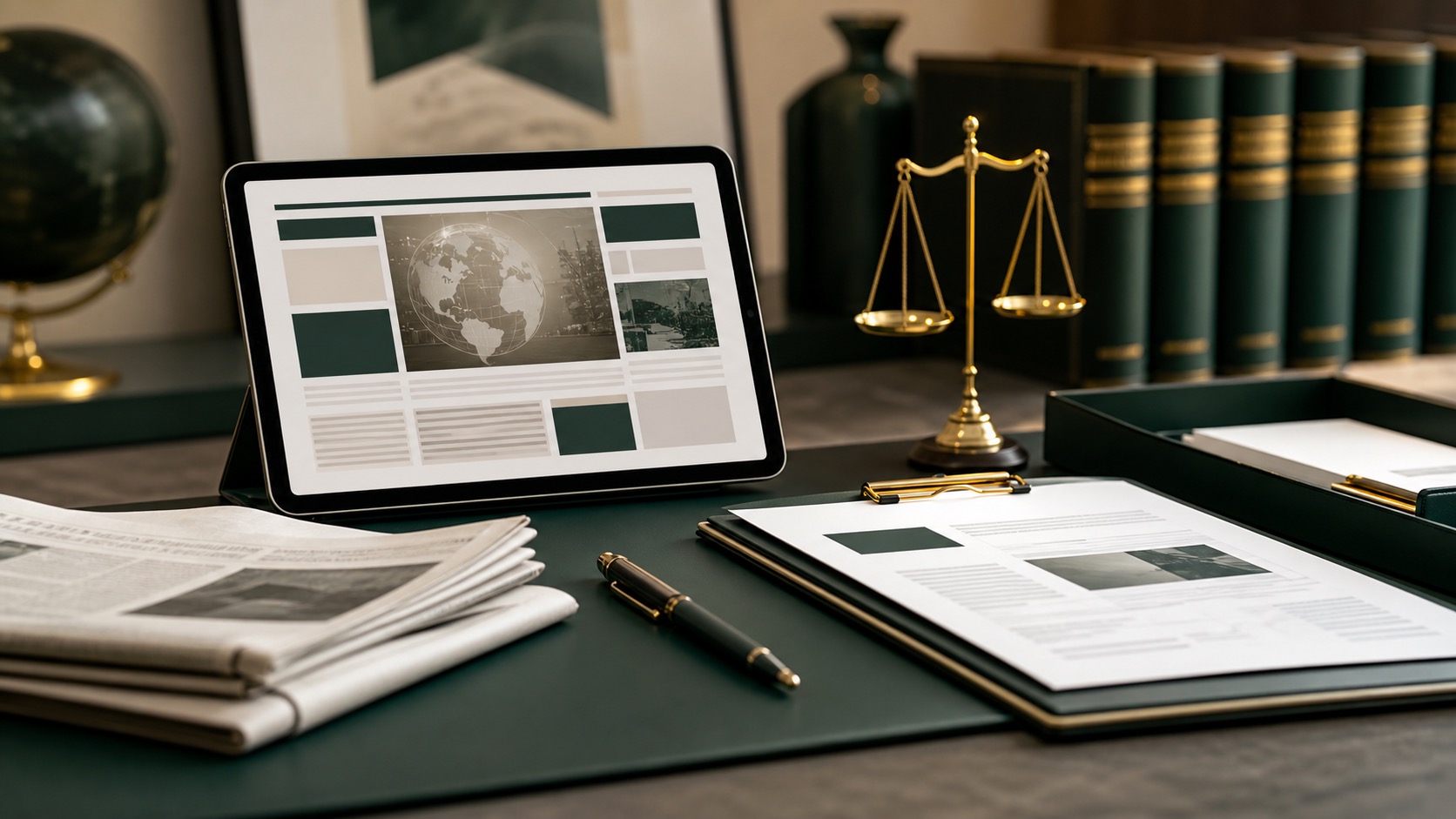 Prensa digital y análisis legal